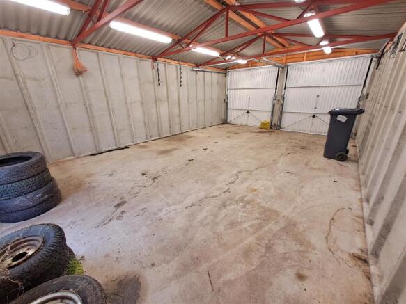 Rear Double Width Garage