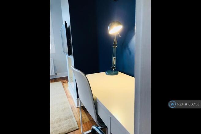 Desk In Living Room