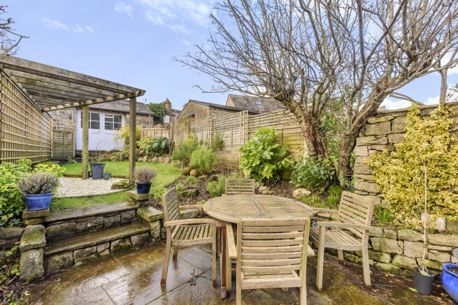 Sheltered patio