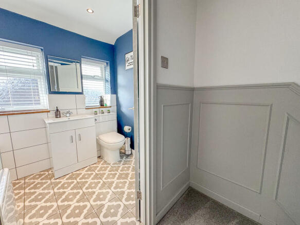 bathroom landing