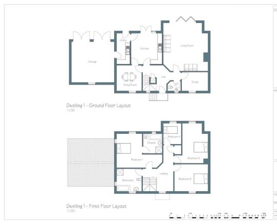 Dwelling 1 Floor Layouts