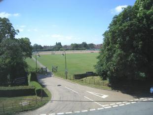 view to the front