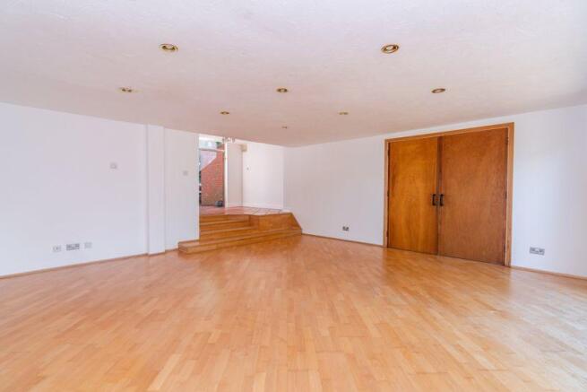 living room to study area