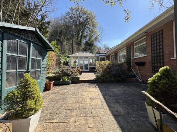 Rear patio area f...