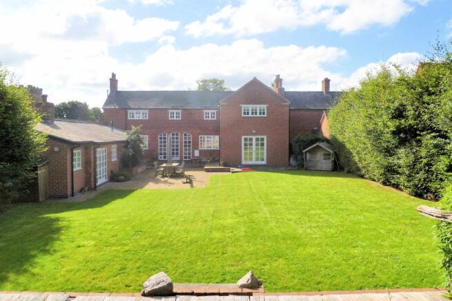 Rear of property