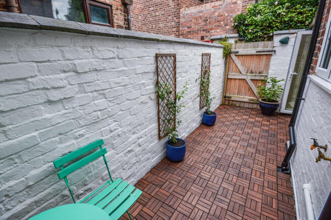 Rear Patio Garden...
