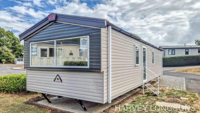 Atlas Hollington holiday caravan exterior at Solen