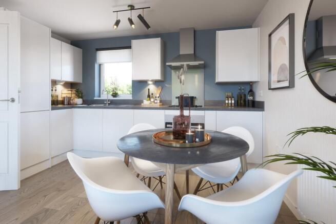 Kitchen and dining area