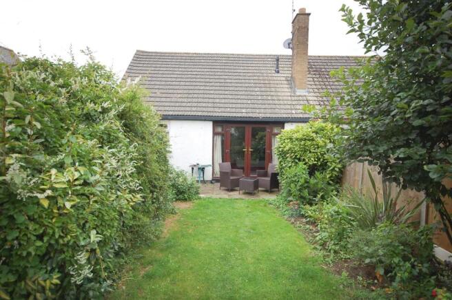 Rear of property