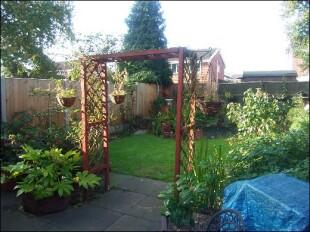 rear of property