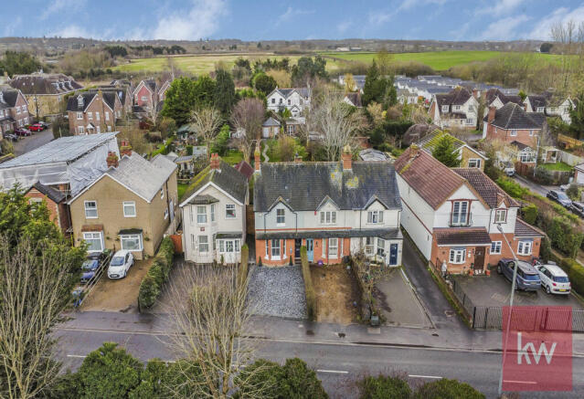 Aerial View of Property & Surrounding Area