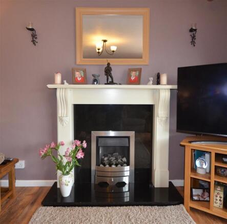 Fireplace & Flowers