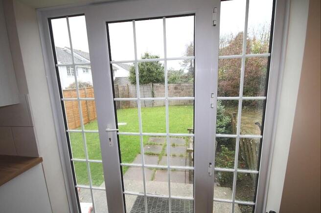 Patio door to lawn