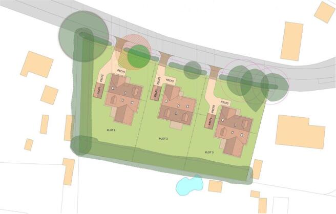 Kirkby Lane, Hunters Lodge building plots, Kirkby-