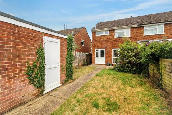 Rear Of Home