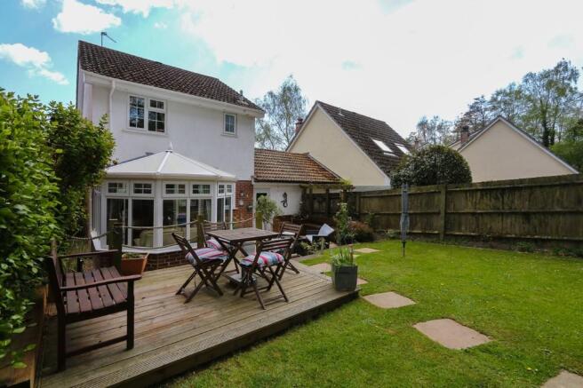 Rear of property