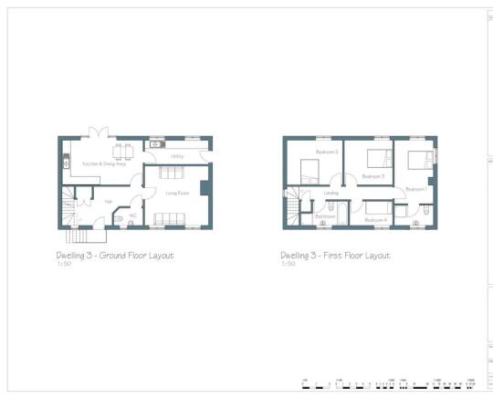 Dwelling 3 Floor Layouts