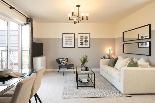 Apartment internal lounge diner