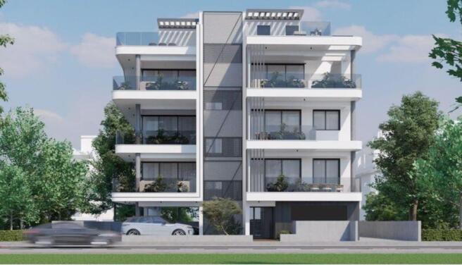 Front of Apartments