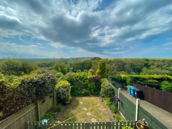 Rear of property