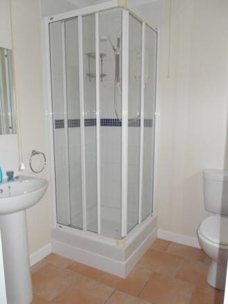 Ground floor shower