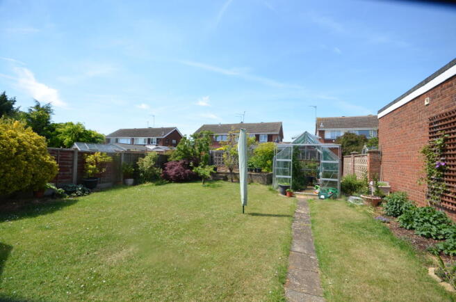 Sunny west-facing garden