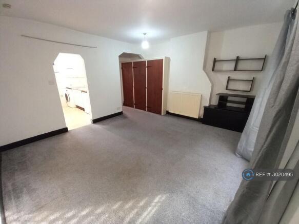 Spacious Studio Living Room