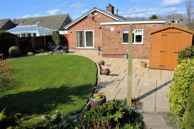 Rear of property