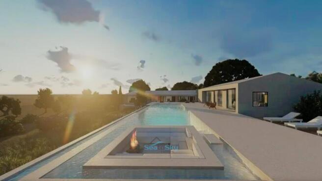 sunken firepit