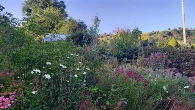 Rear Garden with Valley Side beyond