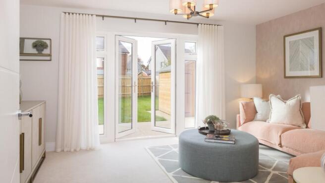 living room of house for sale in winchester, hampshire