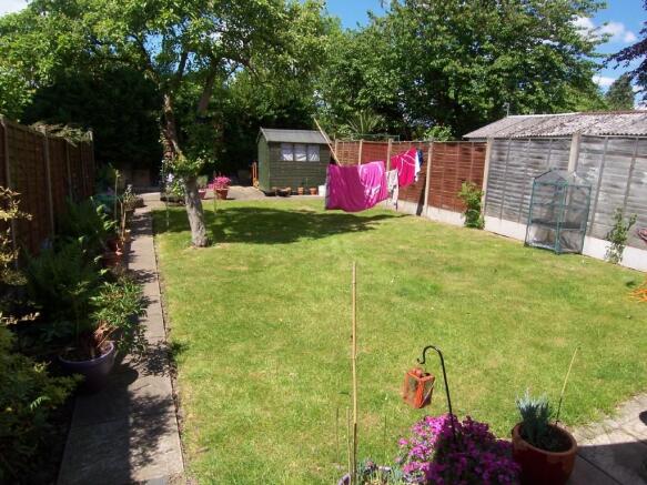 Rear garden