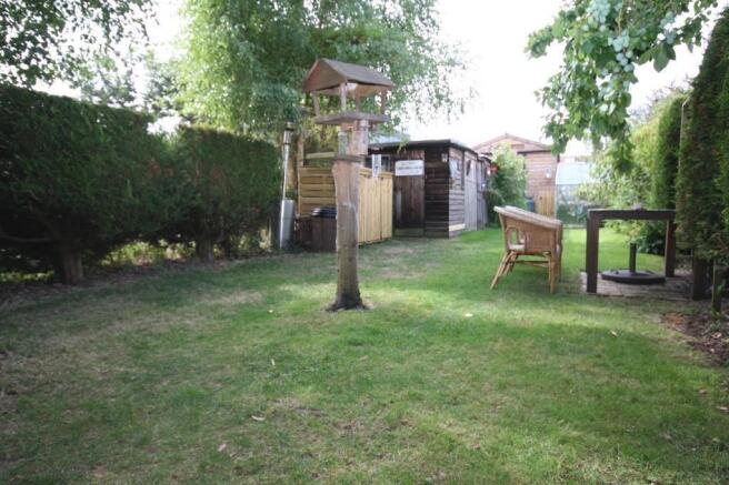 Garage from garden