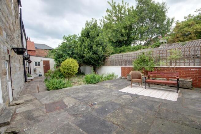 Garden patio at rear