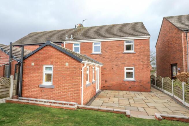 Rear of property