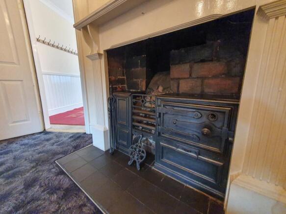 Victorian range fireplace