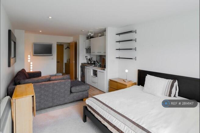 Interior Bed & Living View