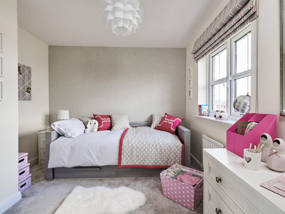 Perfectly sized fourth bedroom