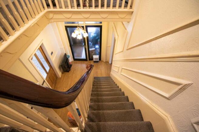 Stairwell to the upper floor