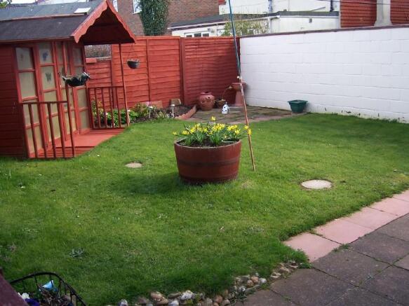 Rear garden