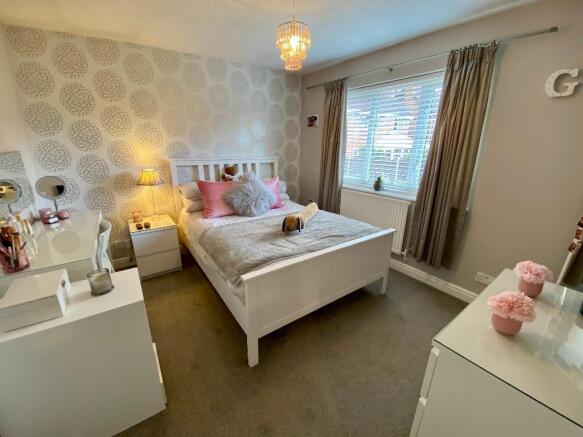 Bedroom 2 with fitted wardrobes