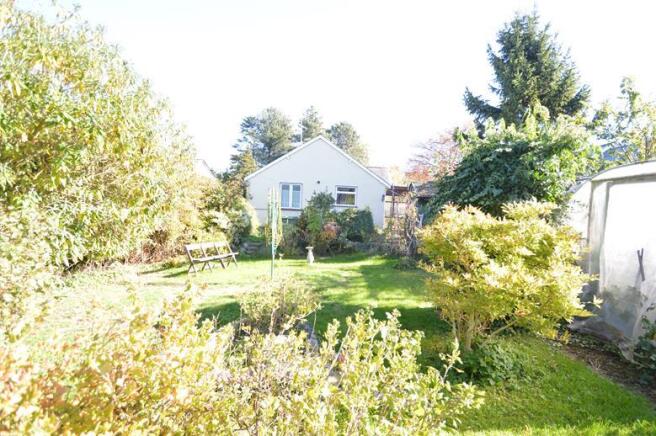 Rear of property