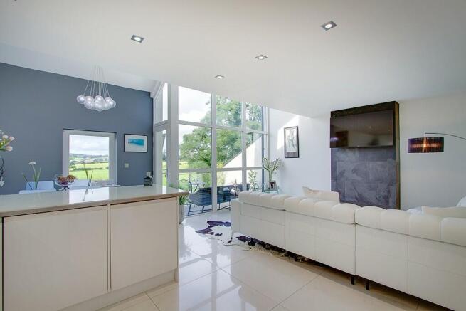 Open plan reception