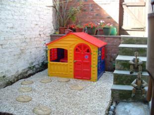 Rear courtyard