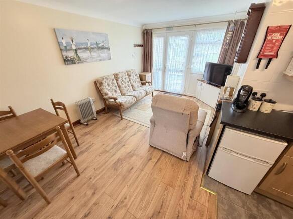 Living area and dining area