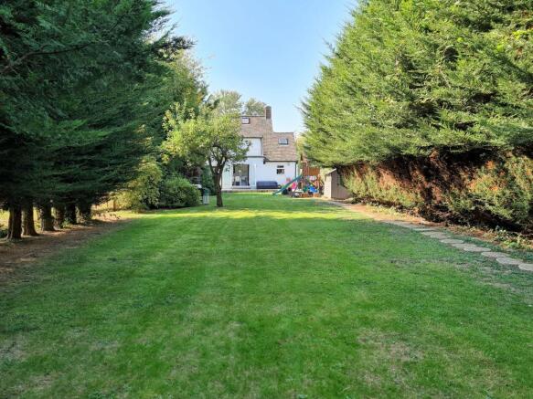 View from rear to property