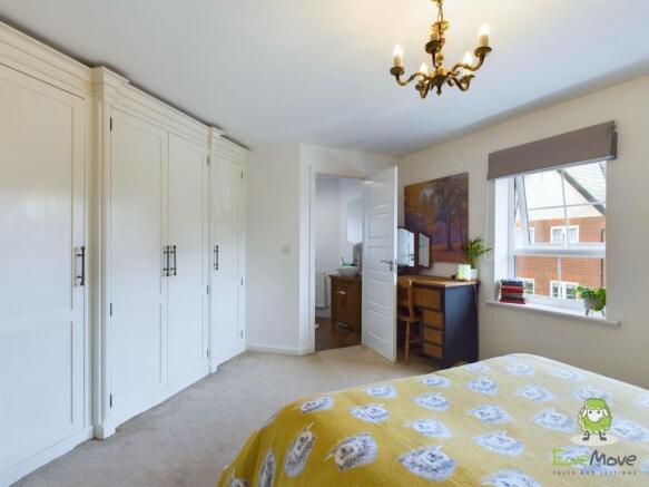 Main bedroom looking towards ensuite