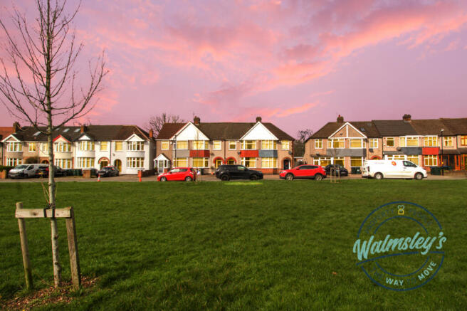 Across the green- Dusk