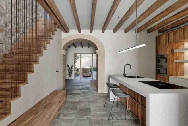 03-algaida-Kernsaniertes Dorfhaus mit Pool-kaufen-kueche