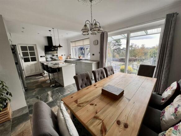 Kitchen with dining area
